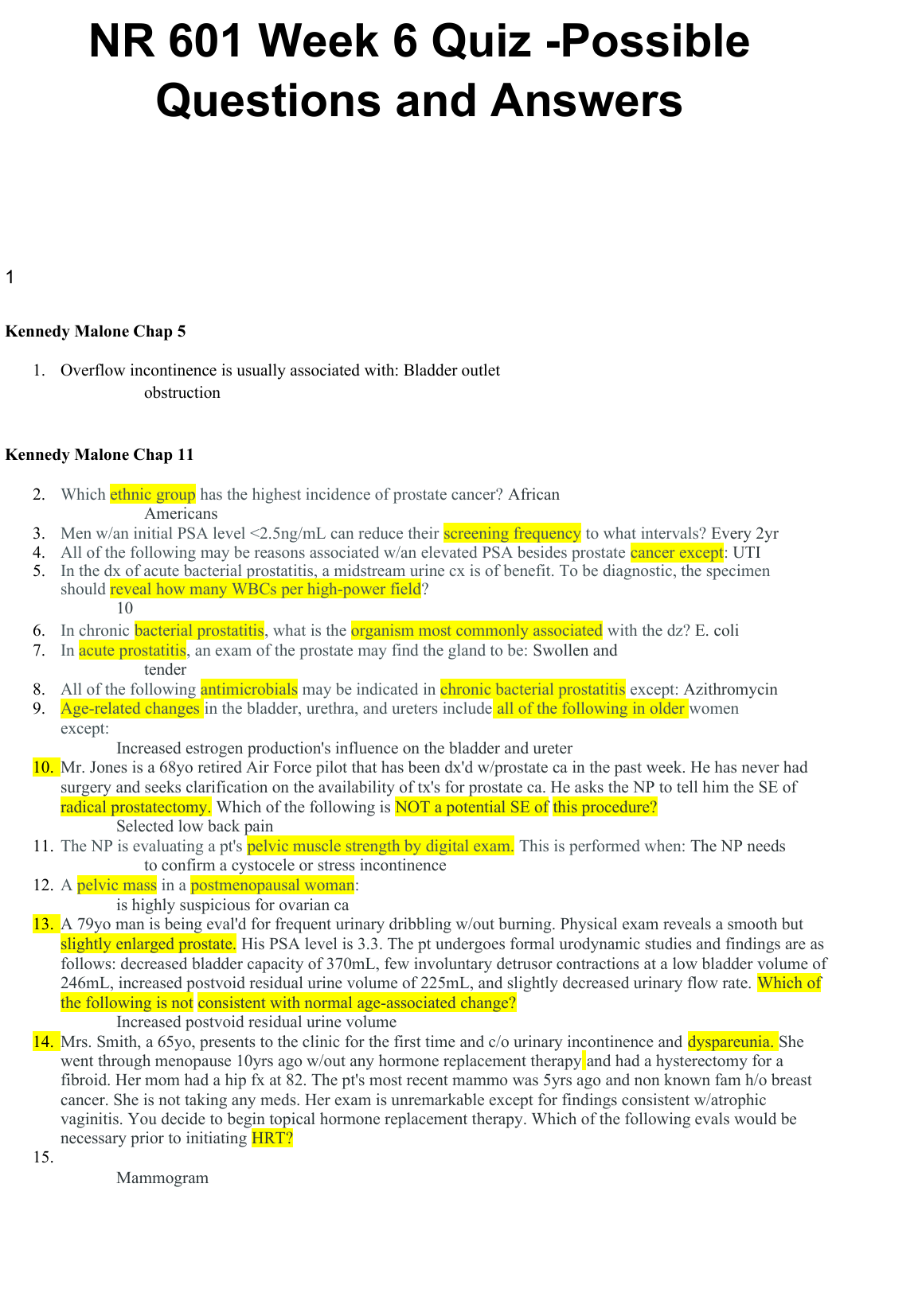 NR 601 Week 6 Quiz Review Key Questions IMG-1