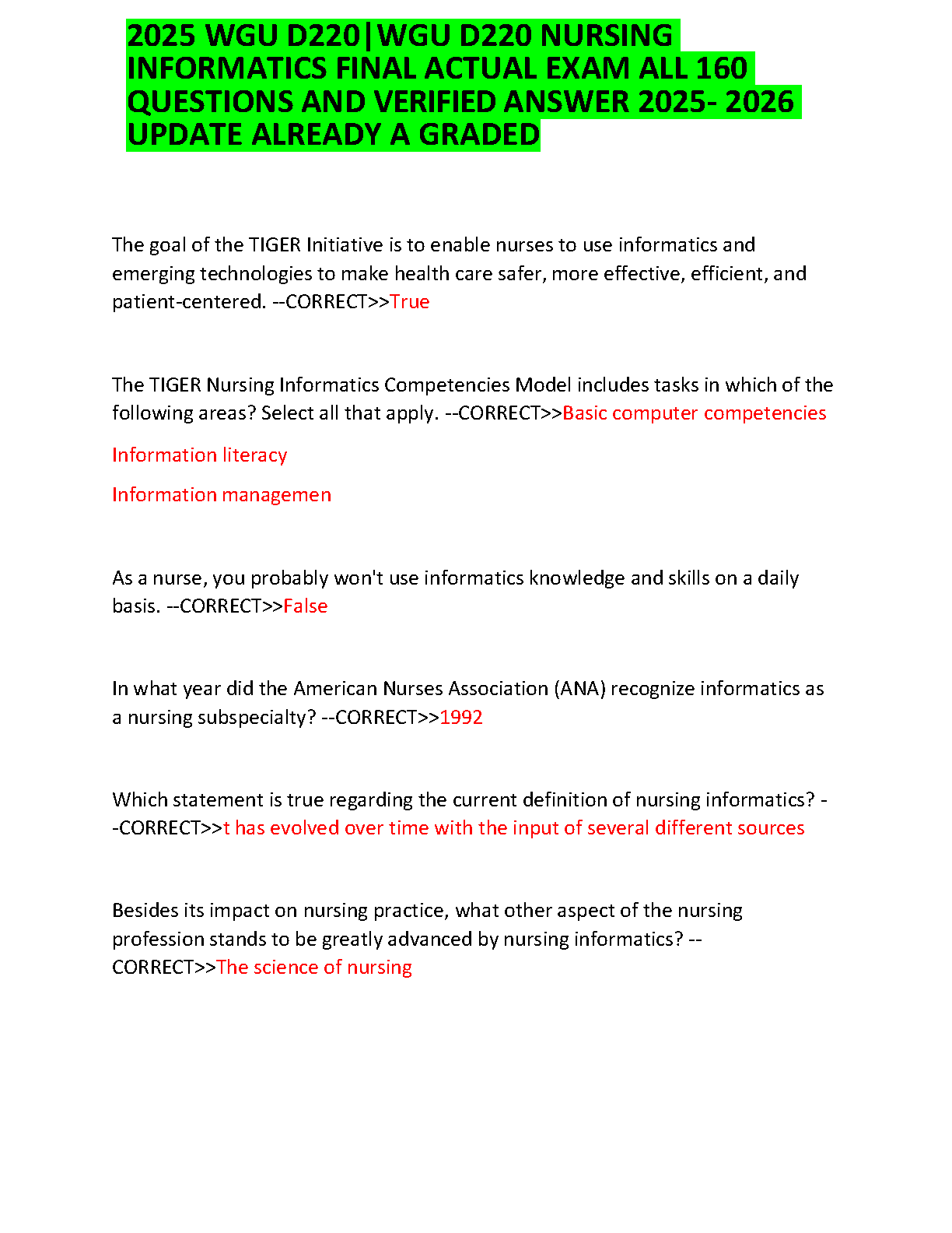 WGU D220 Nursing Informatics Exam Guide IMG-3