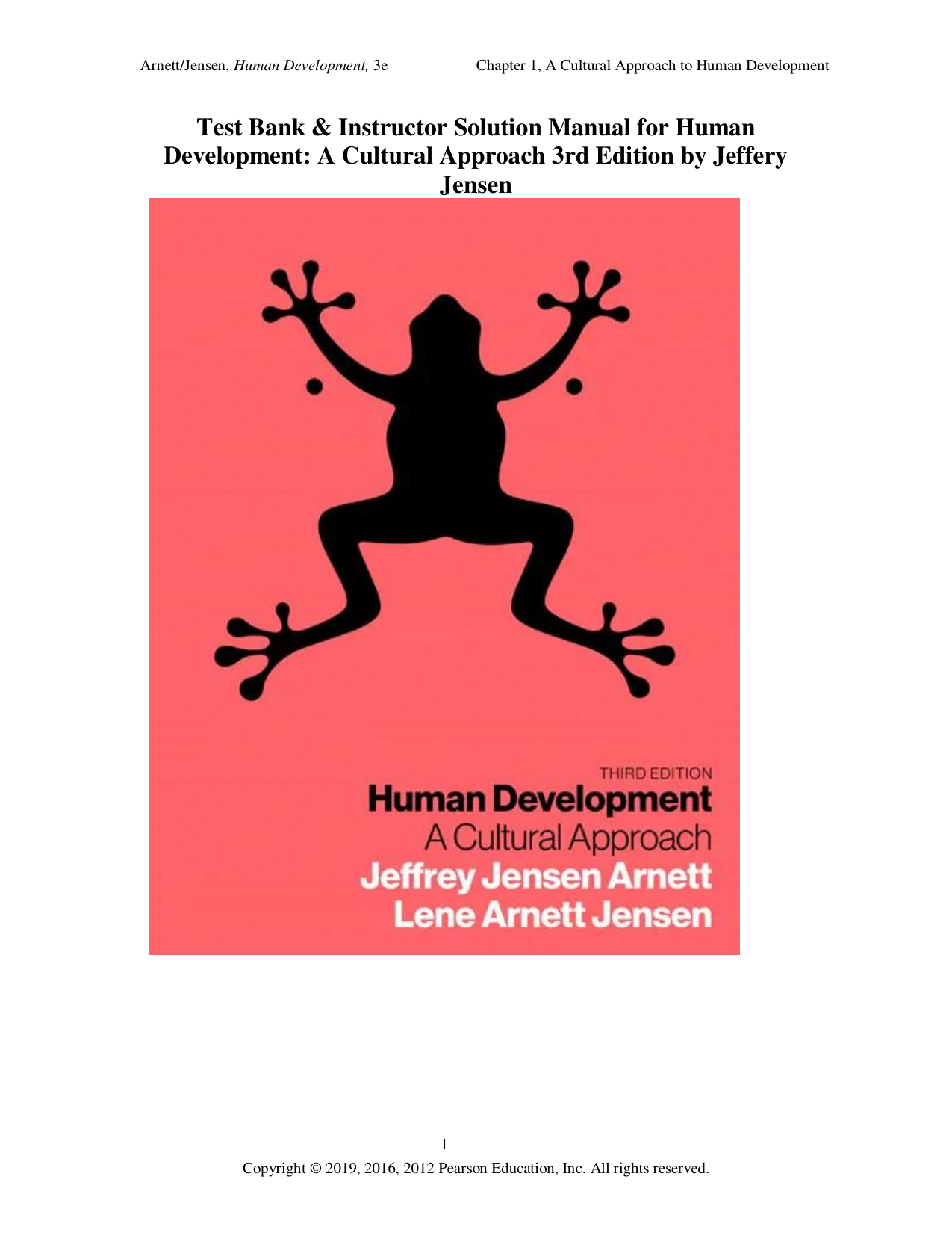 Human Development: A Cultural Approach, 3rd Edition