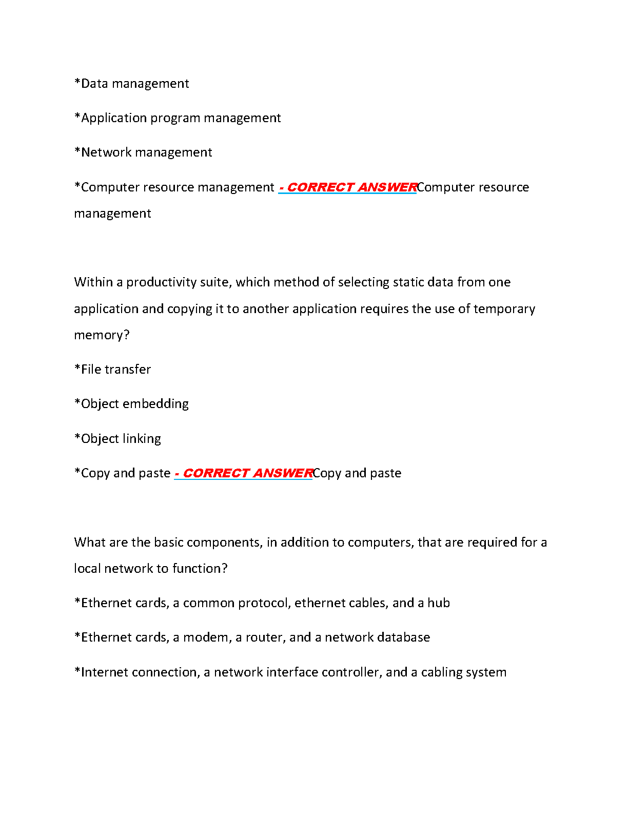 WGU D075 Data Management OA Test Bank 2025/26 Answers IMG-3