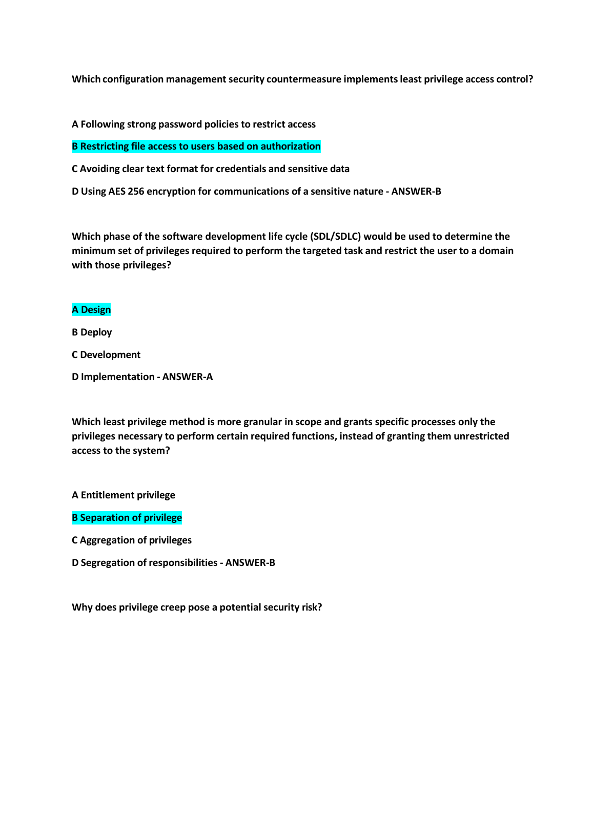 WGU C706 Secure Software Design Test Bank 2024-2025 IMG-1