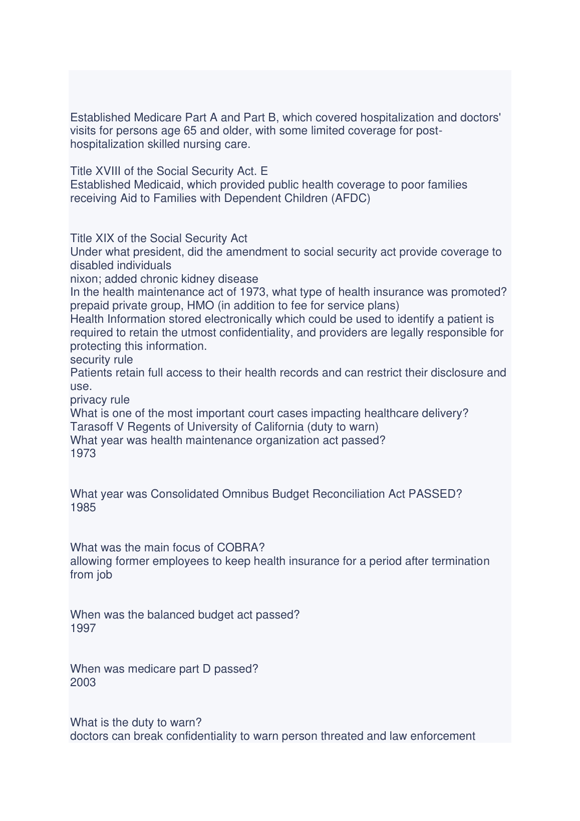 WGU D050 History of Healthcare in America Exam Solutions IMG-1