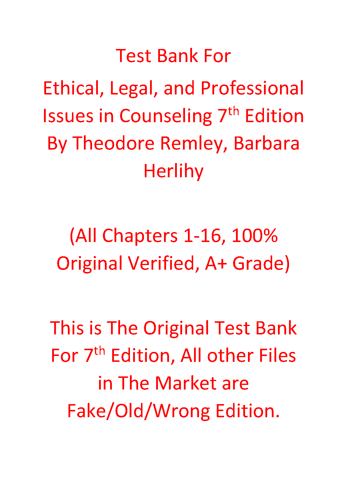 Ethical, Legal, and Professional Issues in Counseling, 7th IMG-1