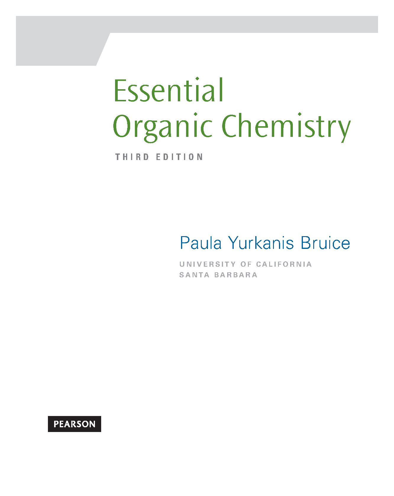 Bruice Essential Organic Chem 3e Test Bank & Solutions