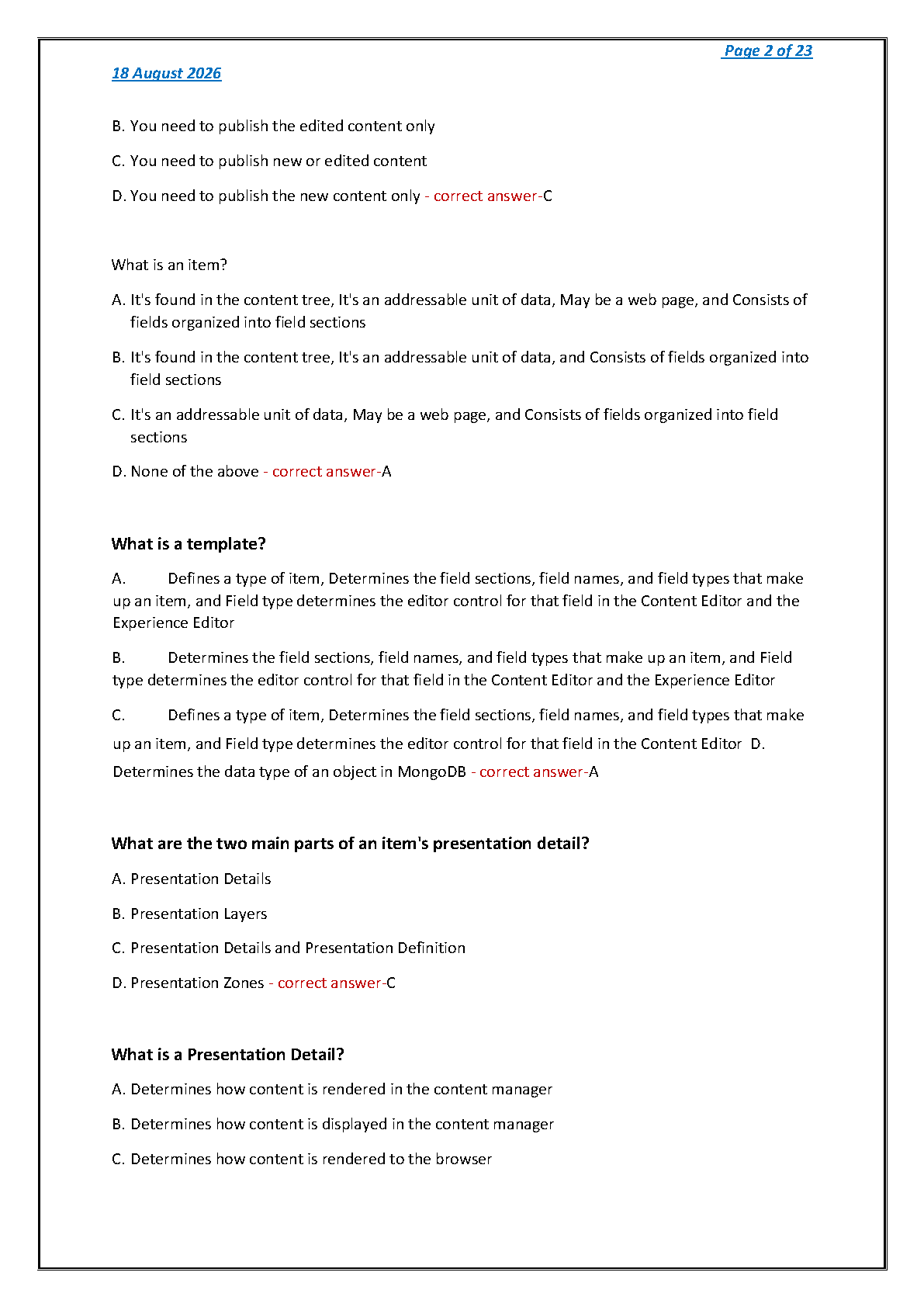 Sitecore Test Bank 2026: 150 Questions & Solutions