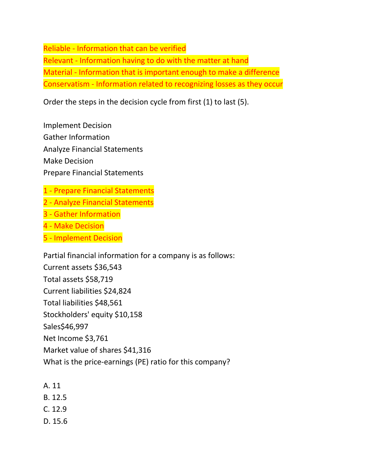 WGU C213 Test Bank Wild Shaw Chiappetta 9th Ed 2025 Answers