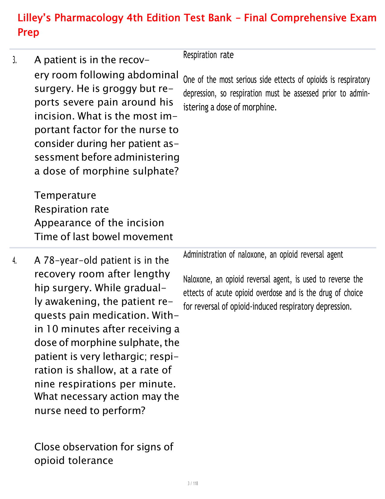 Lilley’s Pharmacology 4th Edition Test Bank IMG-3