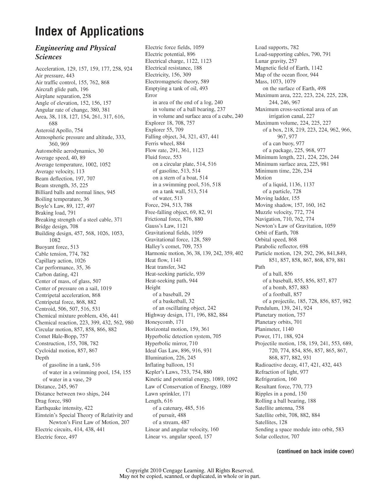 Calculus, 9th Edition