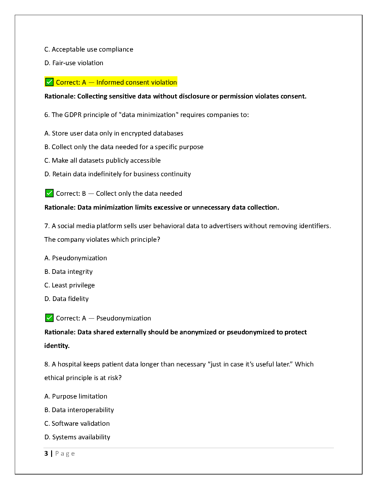 WGU D333 Ethics in Tech Test Bank with Answer Key IMG-3