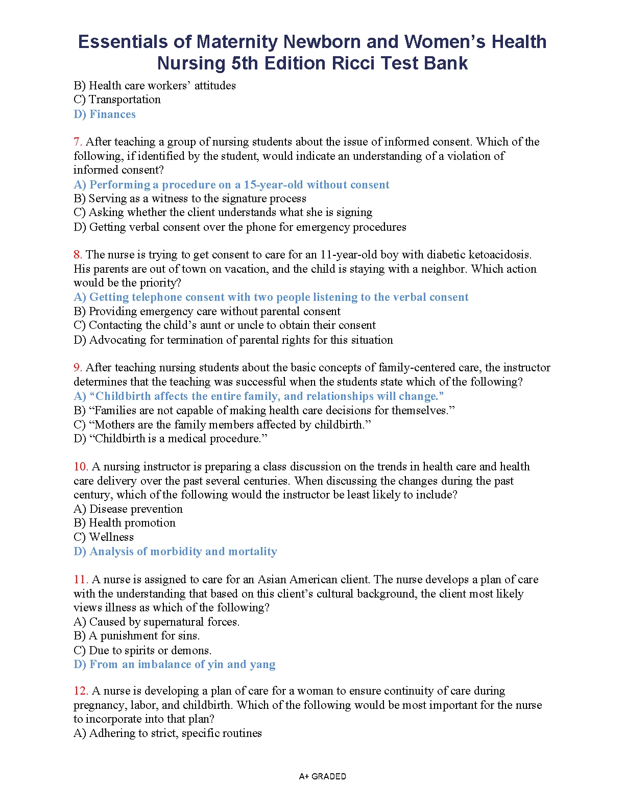 Ricci Maternity Nursing Test Bank 5th Ed IMG-3