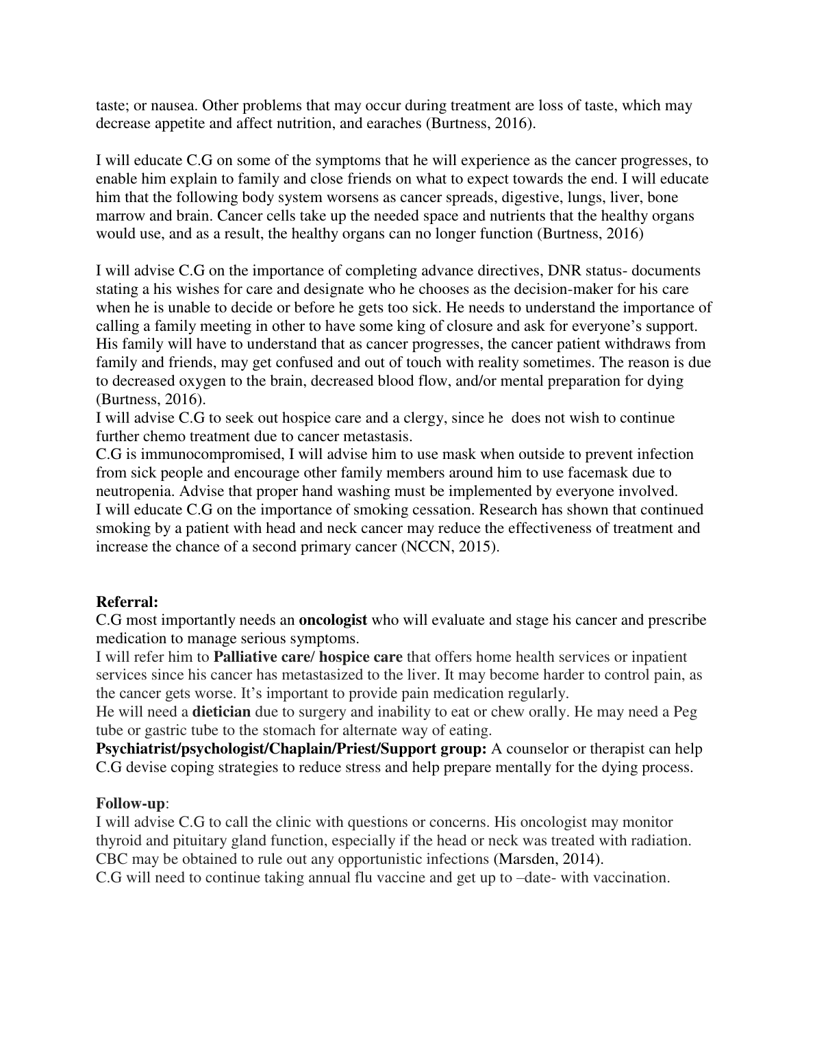 NR601 Week 7 Part 2 Discussion Guide and Treatment Plans IMG-3