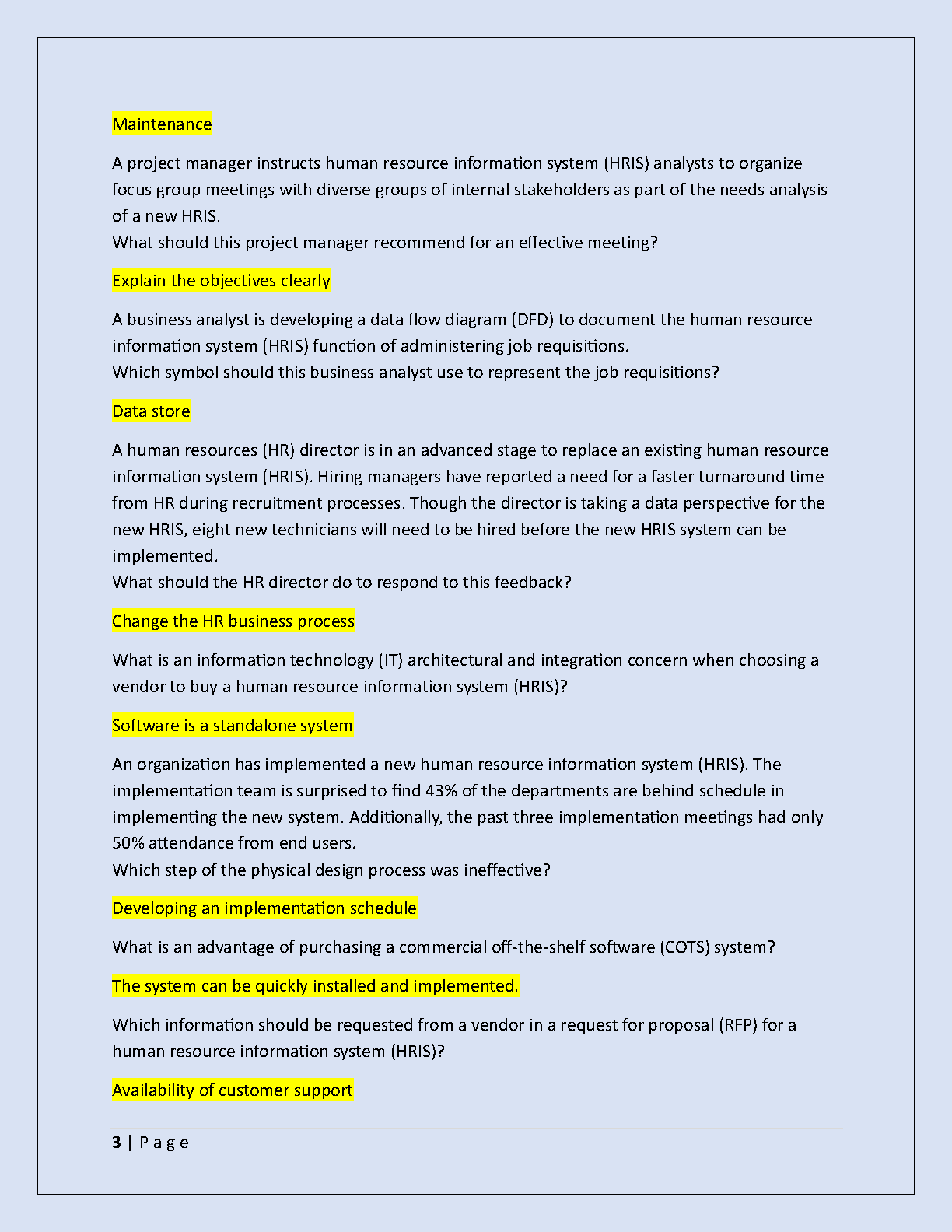WGU D356 HR Tech OA Exam: Verified Questions & Solutions 2025/2026 IMG-3