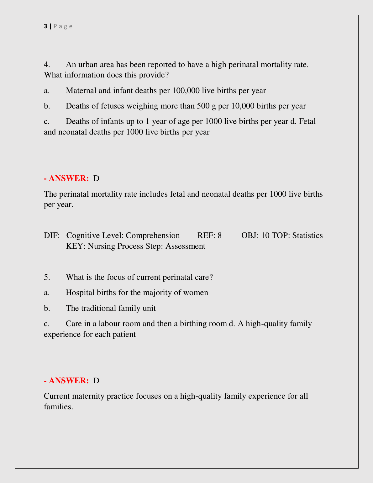 Maternity Pediatric Nursing Test Bank 2026/27 IMG-1