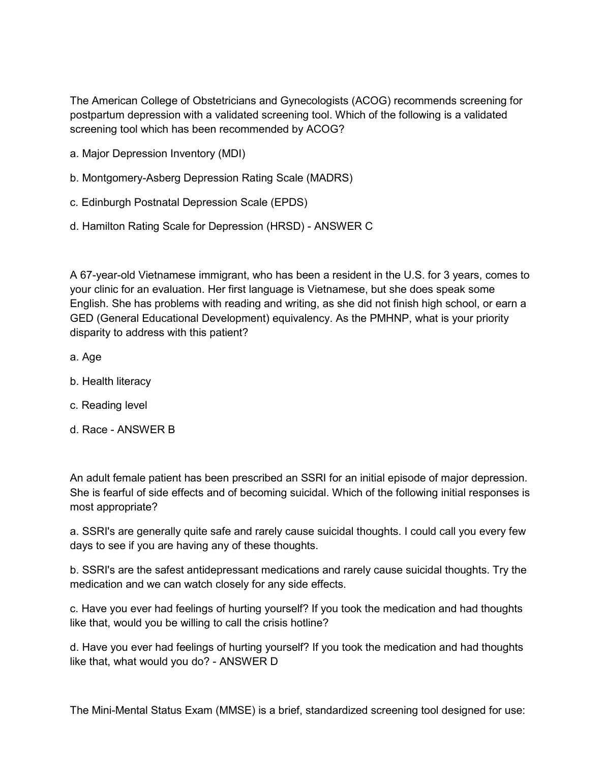 ANCC Domain 2 Practice Questions 2026/2027 Exam Prep IMG-1