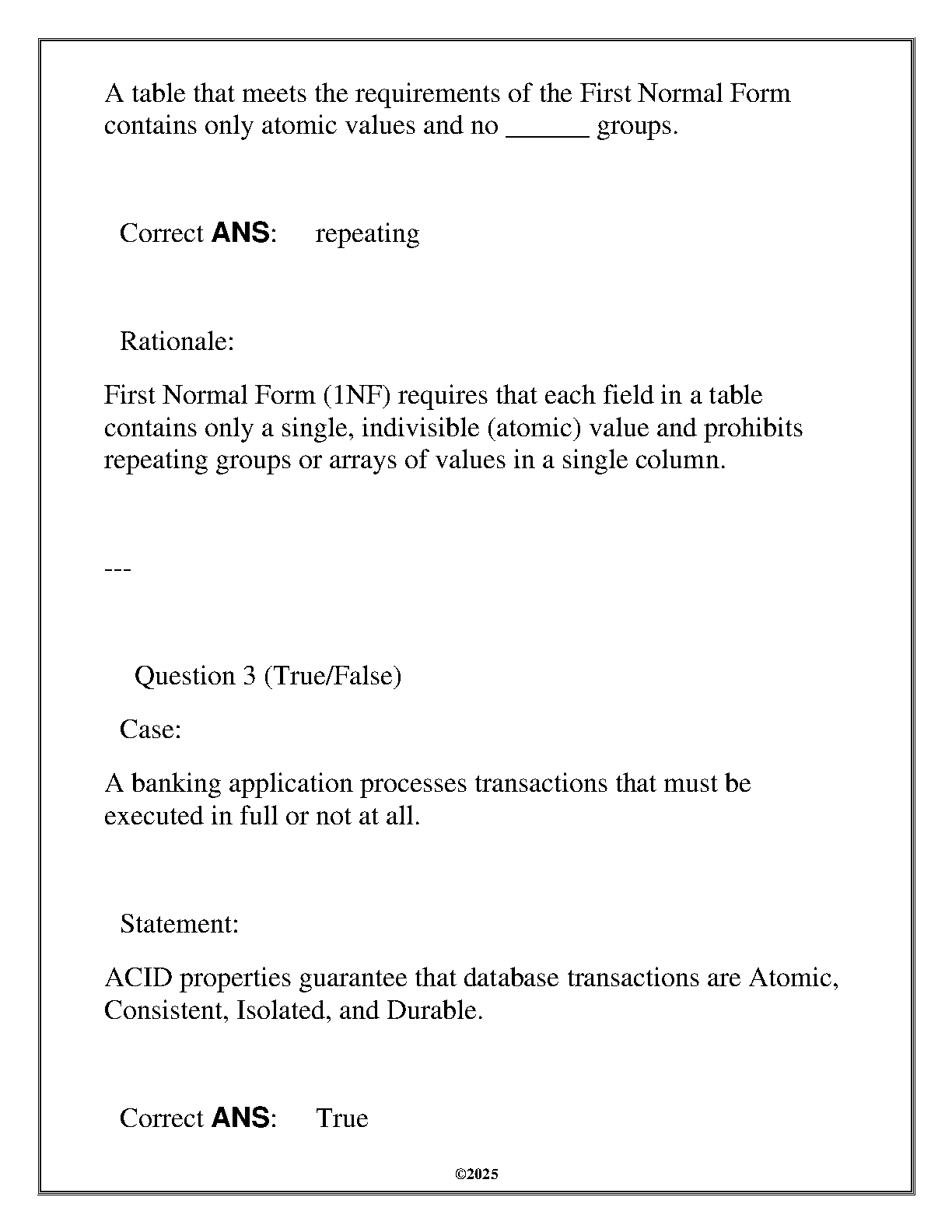 WGU ITEC 2116 D426 Data Mgmt Final Exam Qs & As 2025 IMG-3