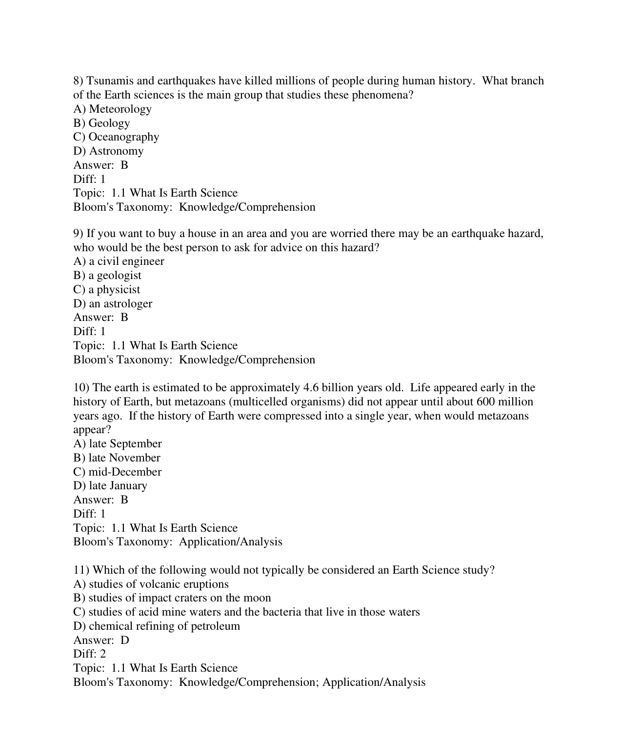 Earth Science 14th Edition TEST BANK IMG-3