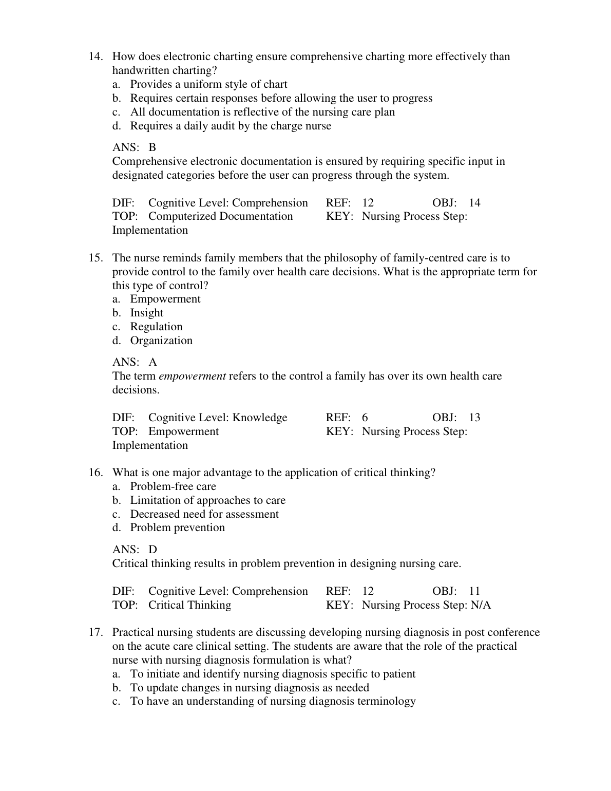 Maternity & Pediatric Nursing Test Bank Canada 2026/27