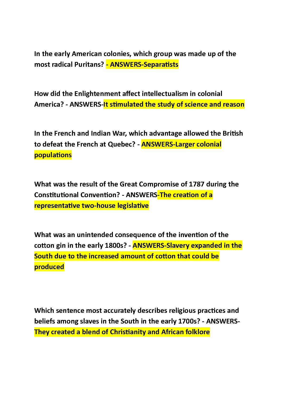WGU Academy US History 1 Final Exam 2025 Study Guide