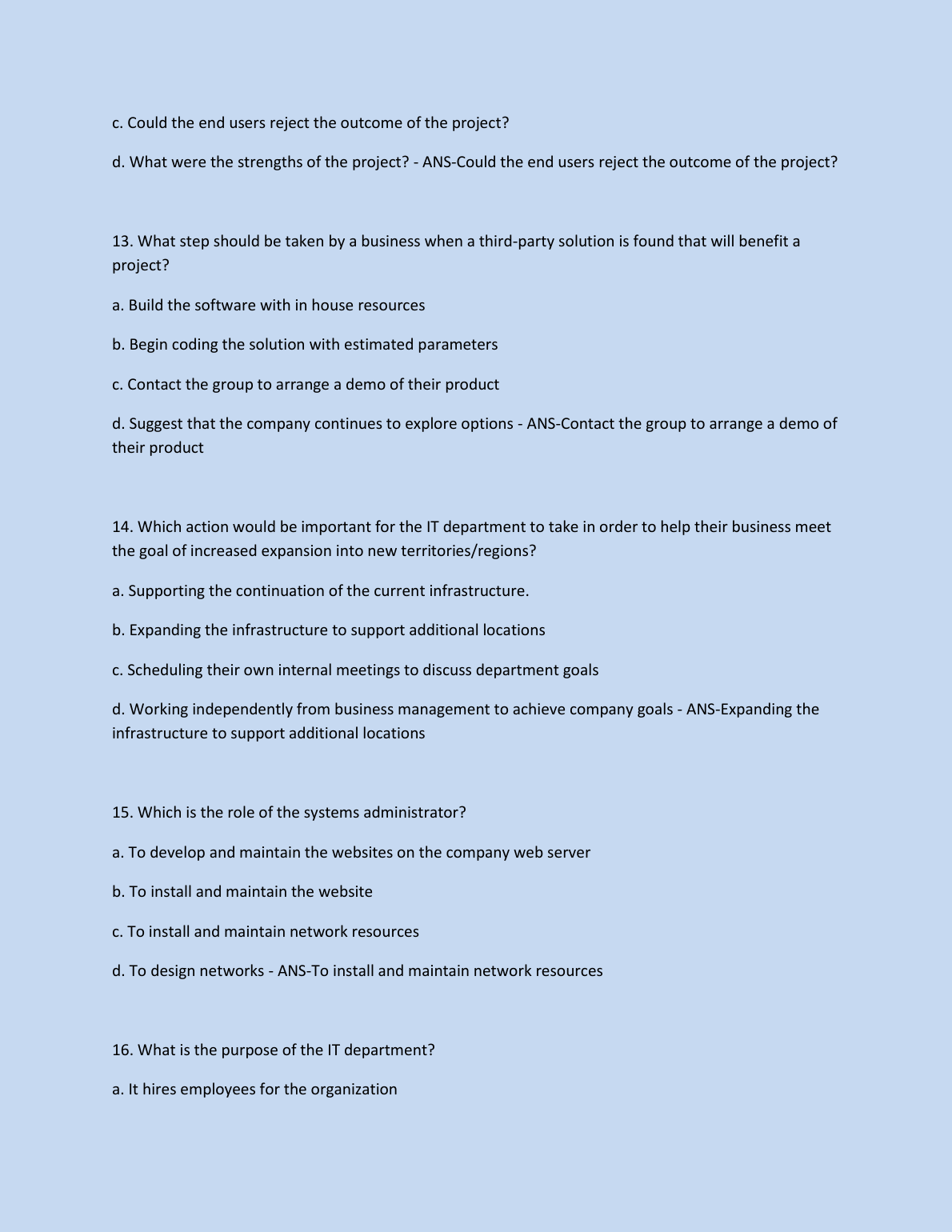 WGU C182 Exam Questions And Verified Answers 2024 2025 IMG-1