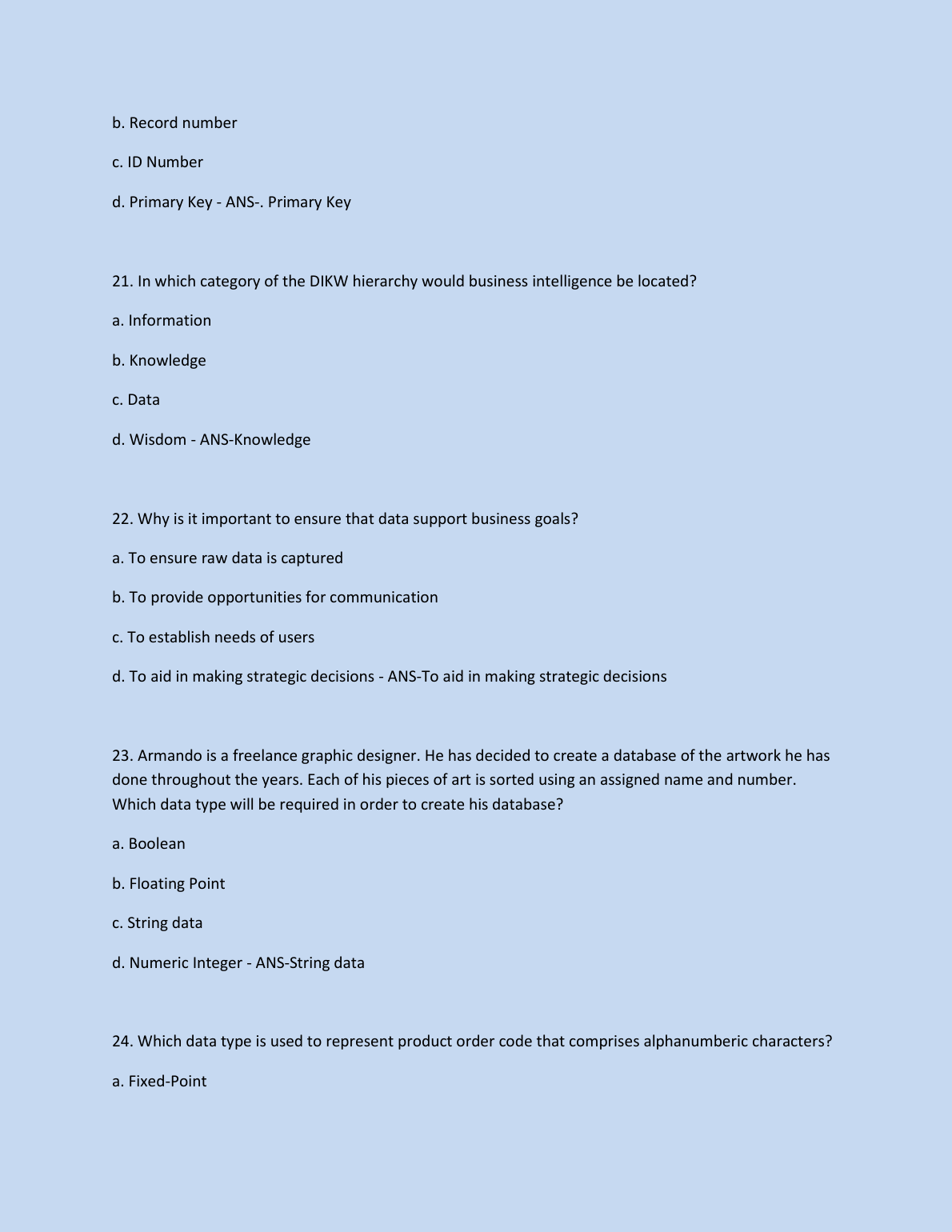 WGU C182 Exam Questions And Verified Answers 2024 2025 IMG-3