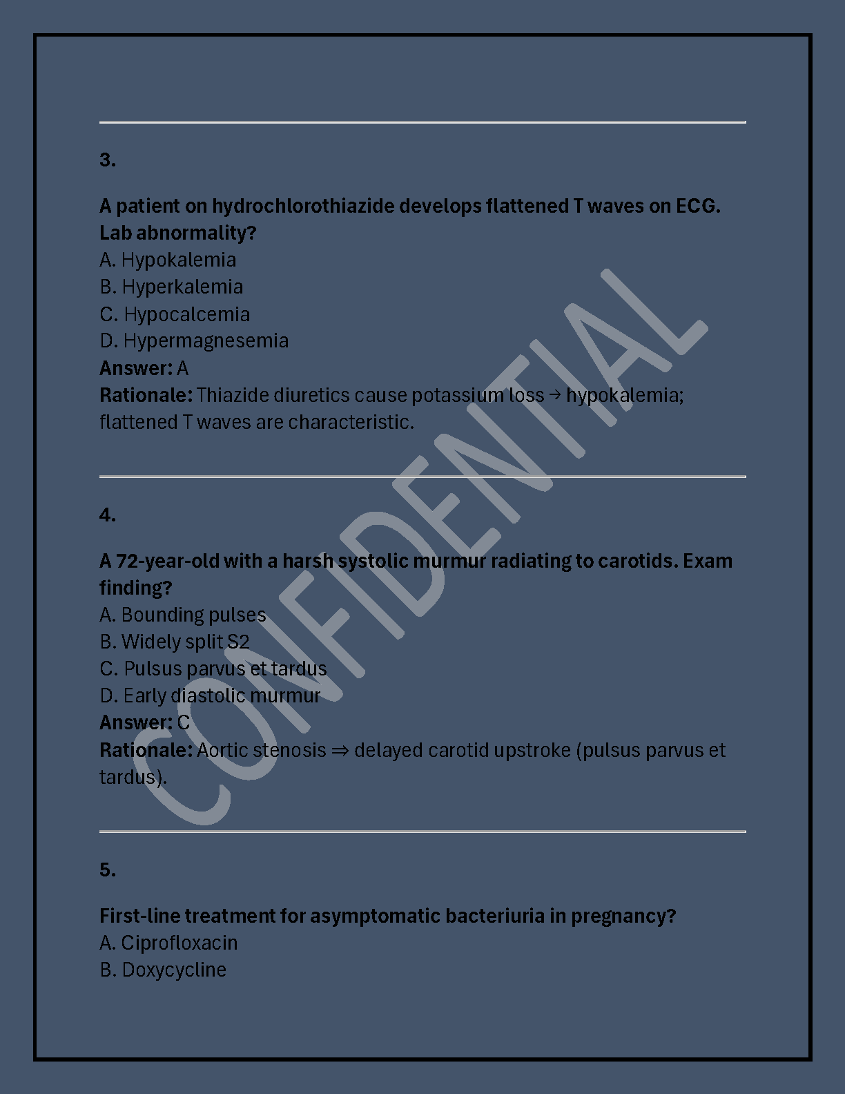 FNP AGNP Test Bank 2025/2026 Barkley Rationales