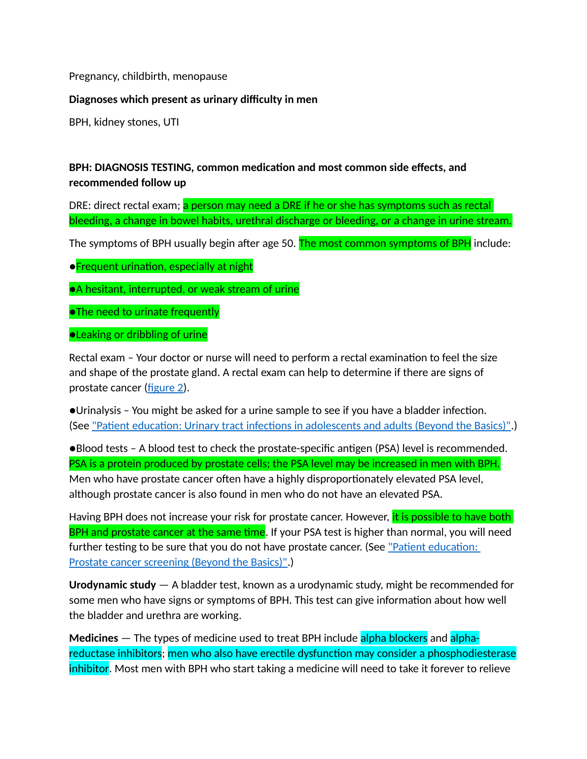 NR 601 Weeks 5-6 Study Guide: Diabetes & A1C Diagnosis 2024