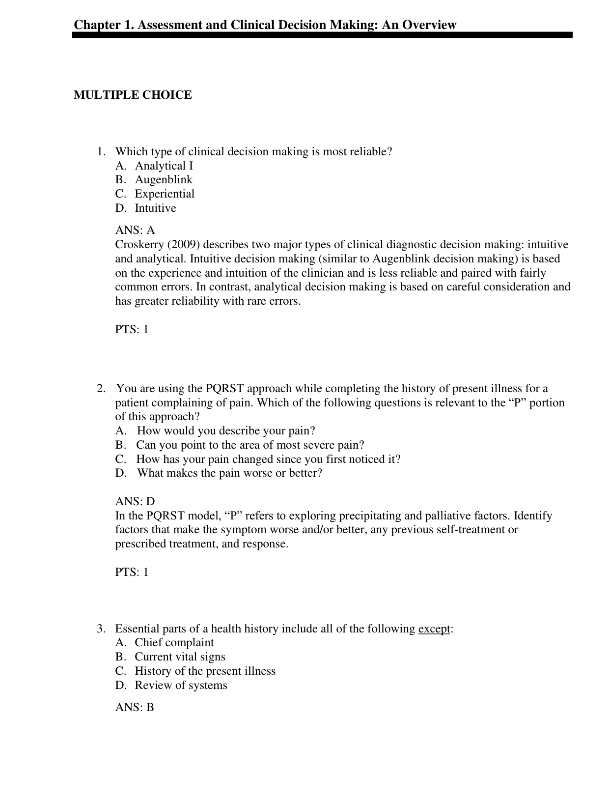 Interpreting Findings and Formulating Differential Diagnoses