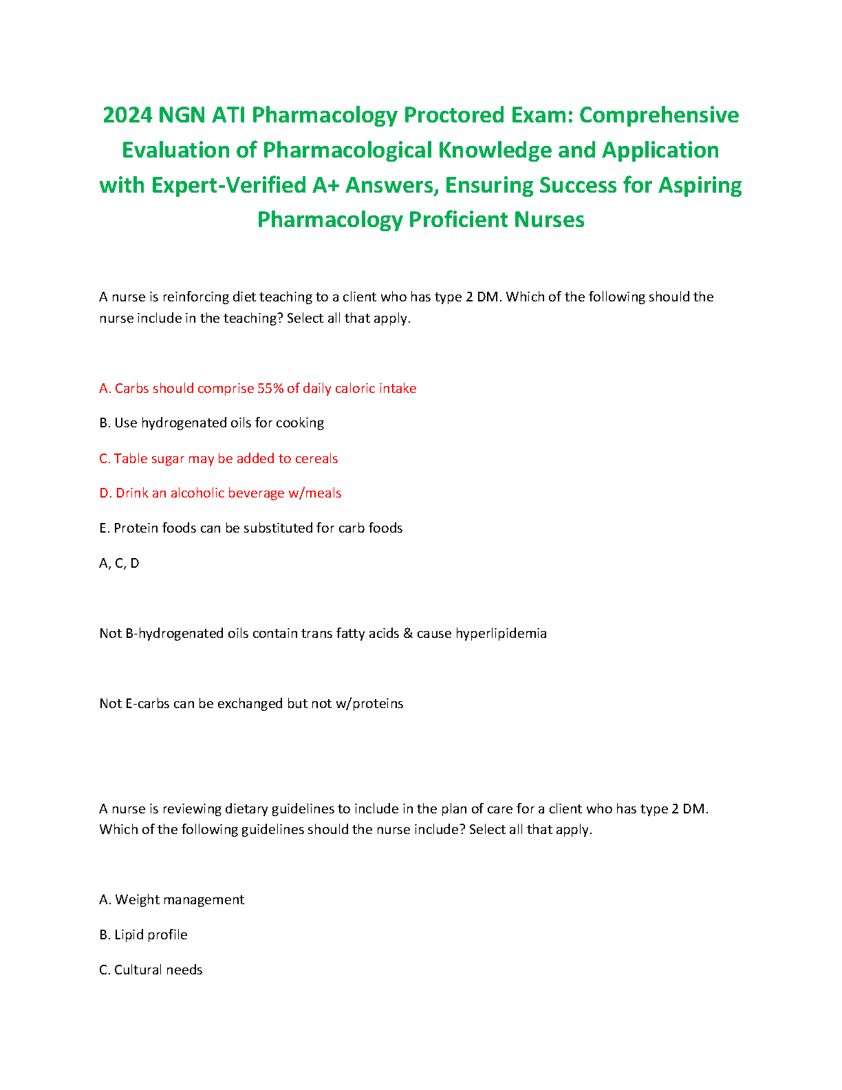 ATI RN Pharmacology NGN Exam Guide 2026 2027
