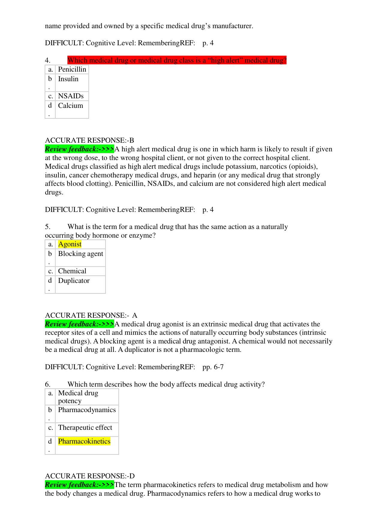 Understanding Pharmacology 3rd Edition TEST BANK IMG-3