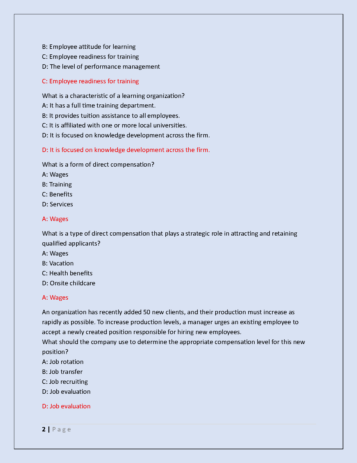 WGU C232 HRM Test Bank 2025 | Intro to Human Resources Exam Prep
