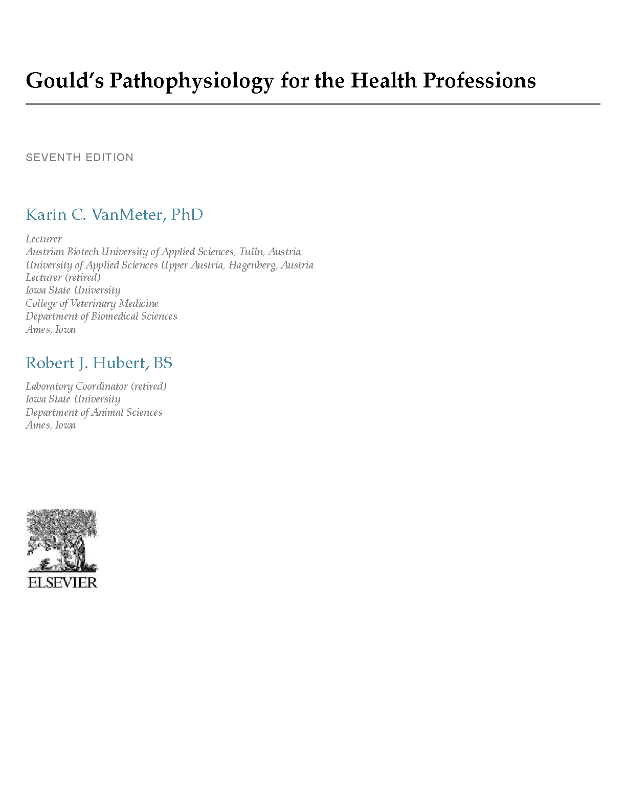 Goulds Pathophysiology Test Bank Solutions 7th Ed