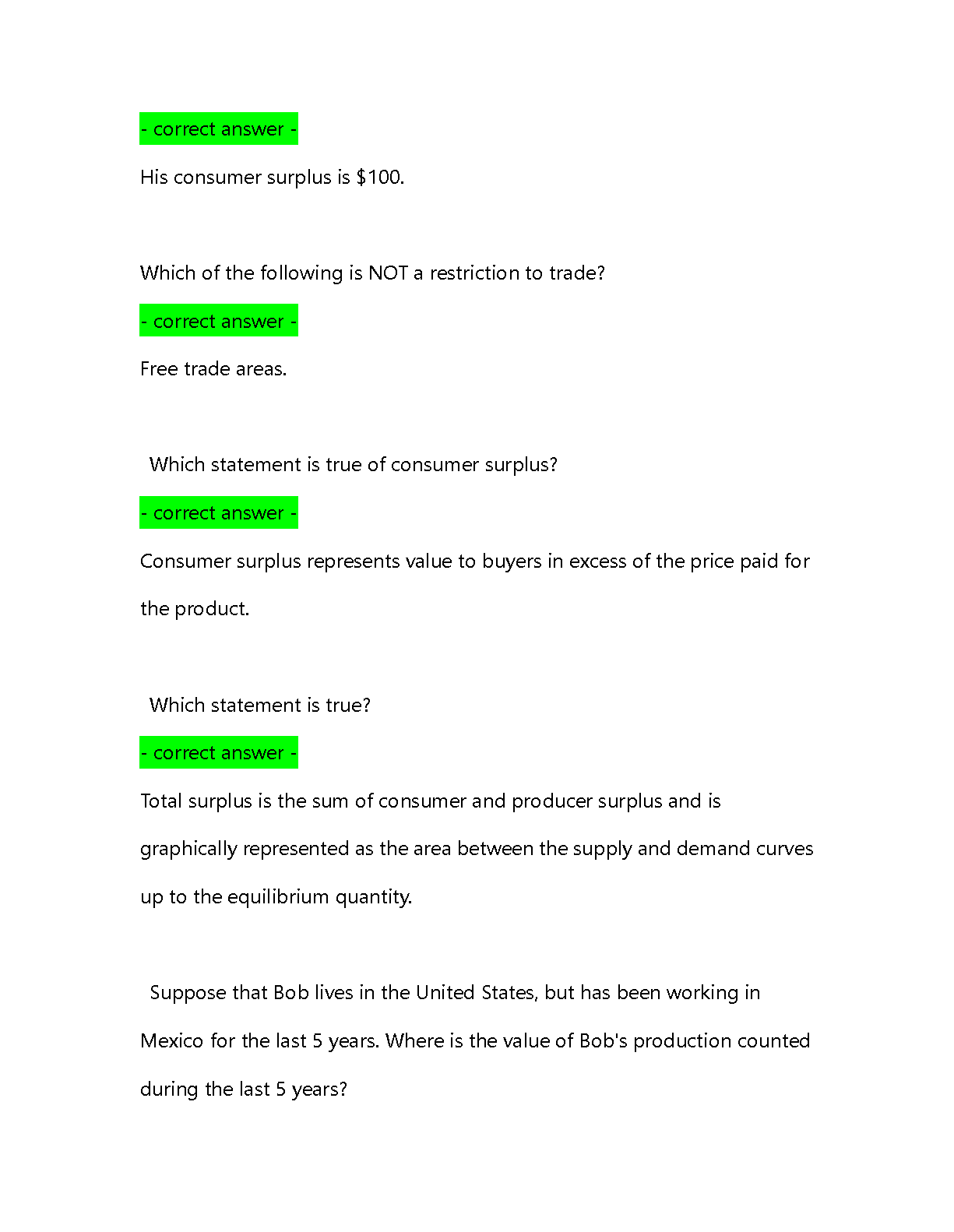 WGU C211 Global Economics Exam Questions and Answers IMG-3