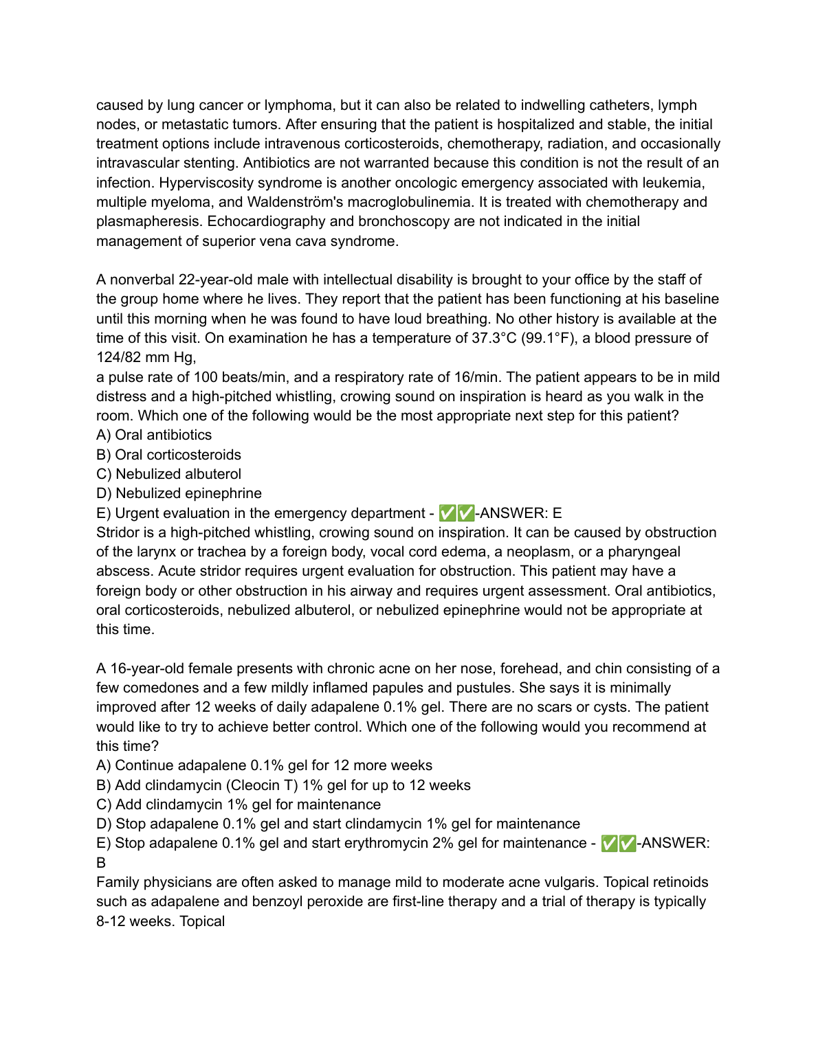 Swansons Family Med Test Bank 9th Ed 2025/26