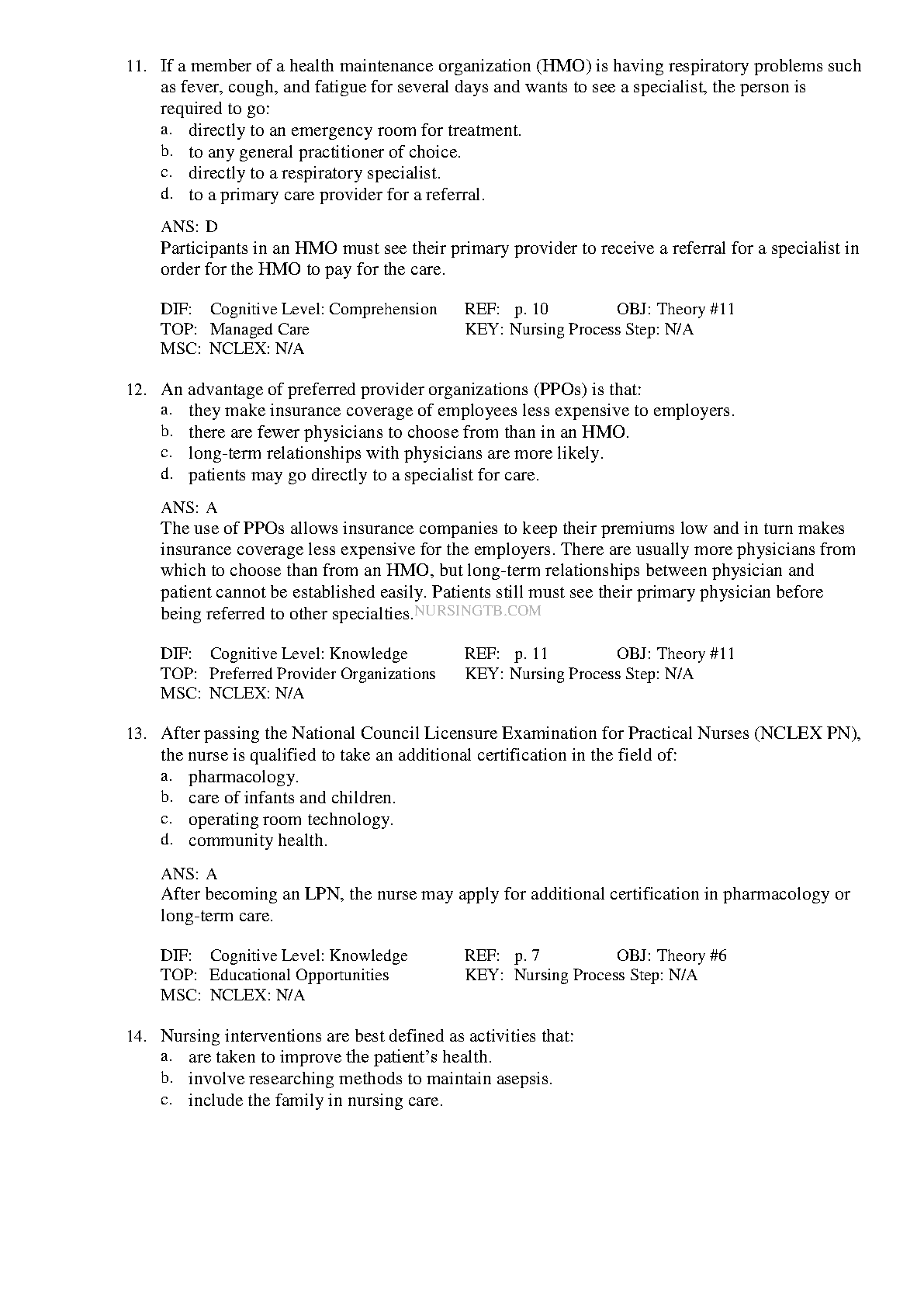 Nursing Fundamentals Test Bank 2026/27 IMG-5