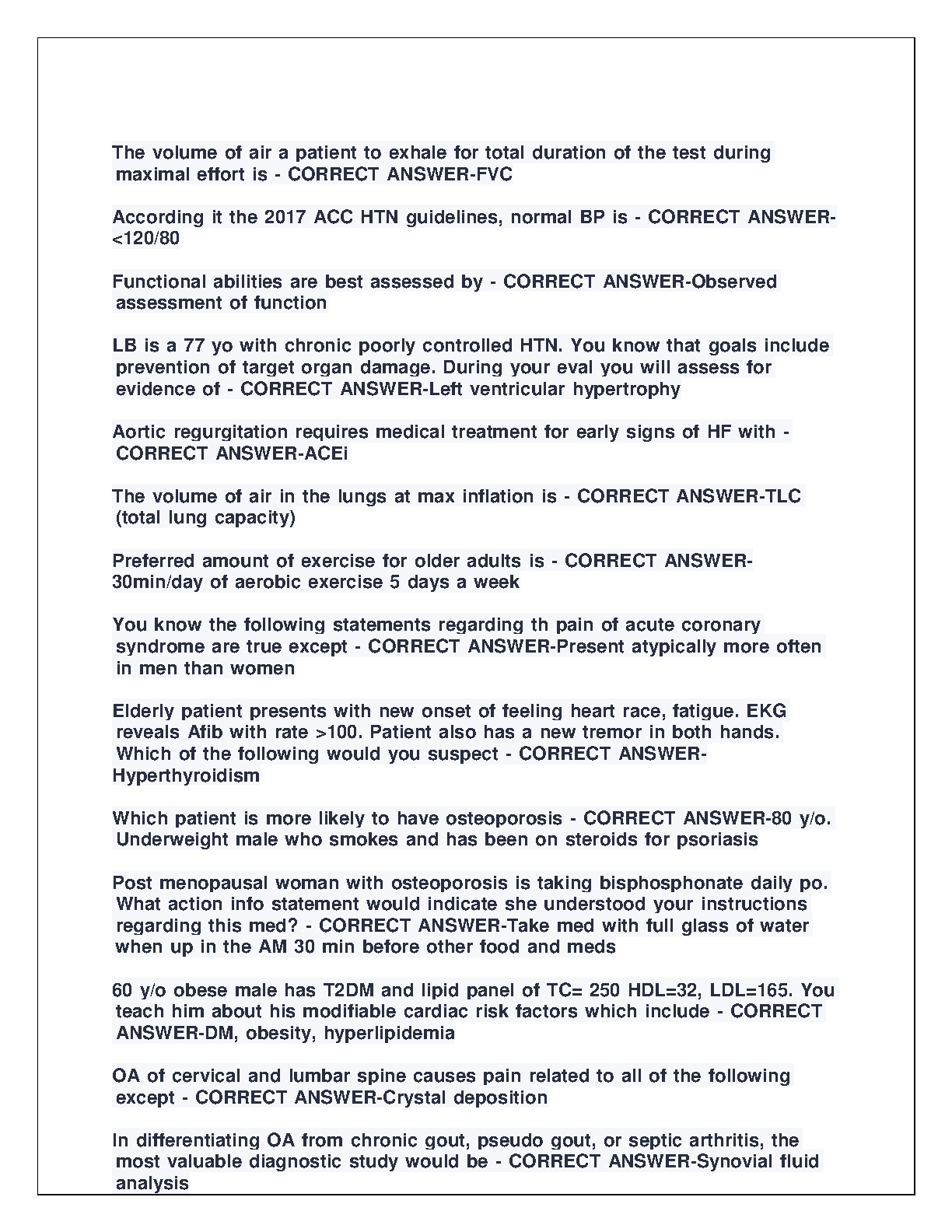 NR 601 Midterm Past Papers with Graded Answers (A+)