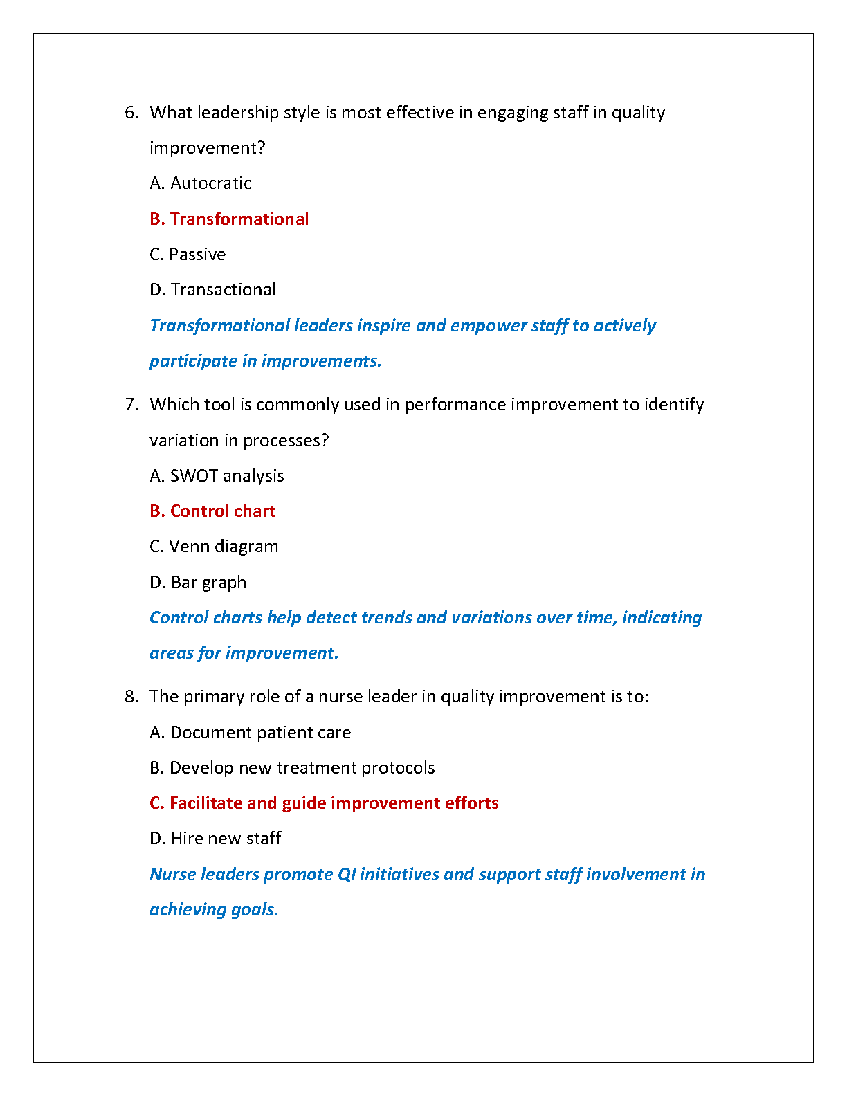 WGU C489 Org Systems & Quality Leadership Final Exam Bank IMG-3