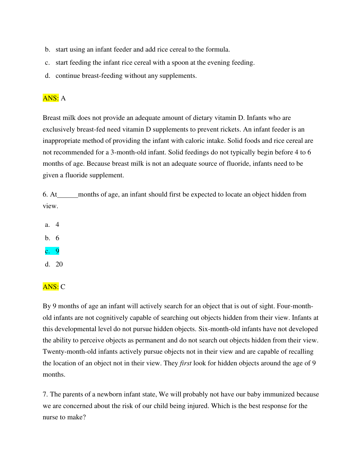 Pediatrics 26th Ed Test Bank Current Dx Tx 2027 IMG-3