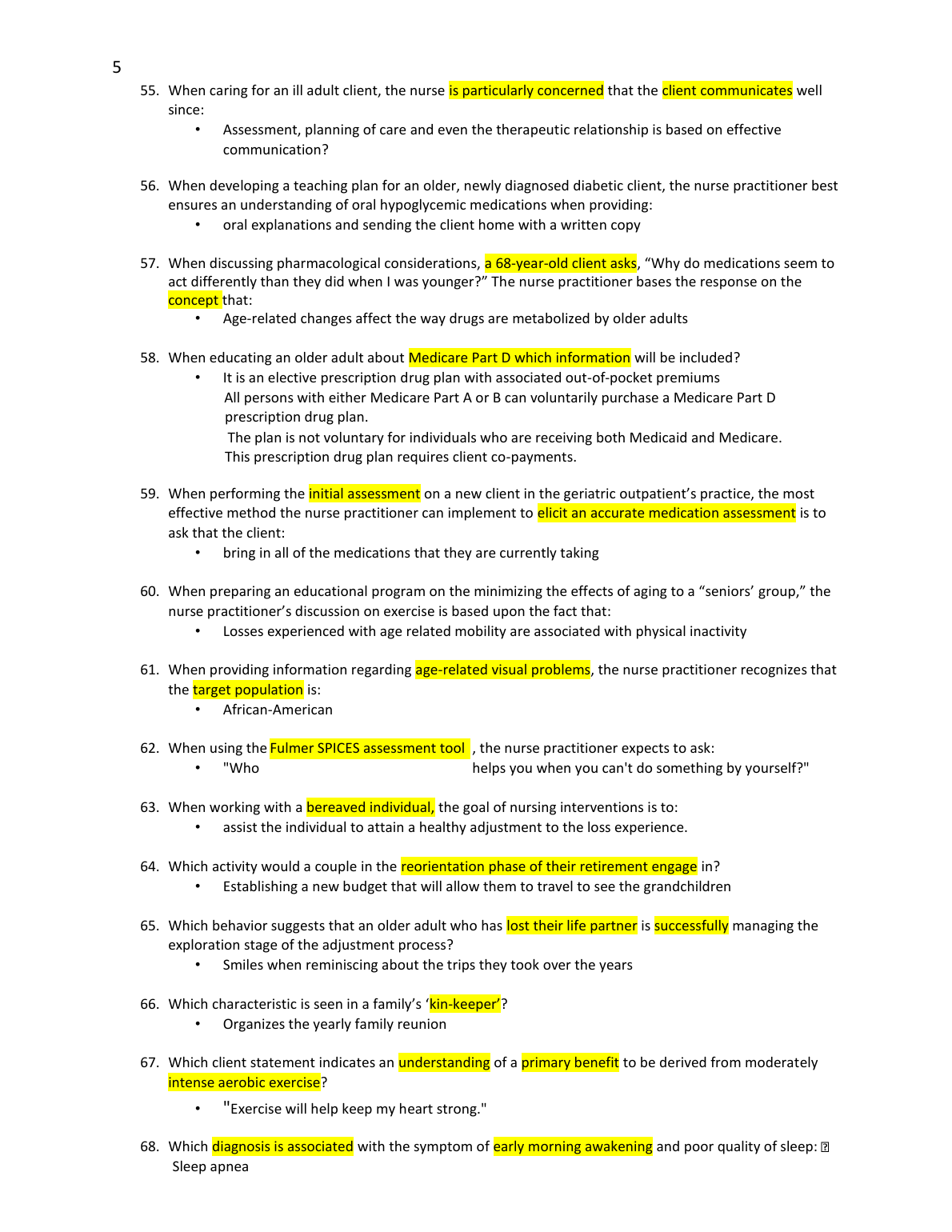 NR 601 Final Exam Verified Answers Week 8 Study Guide