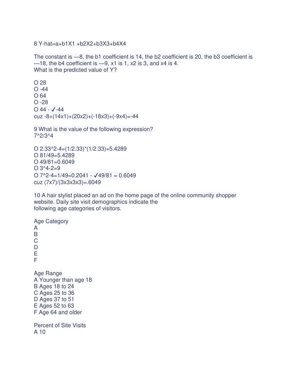 WGU C723 Quantitative Analysis Pre Assessment Study Guide 2025 IMG-1