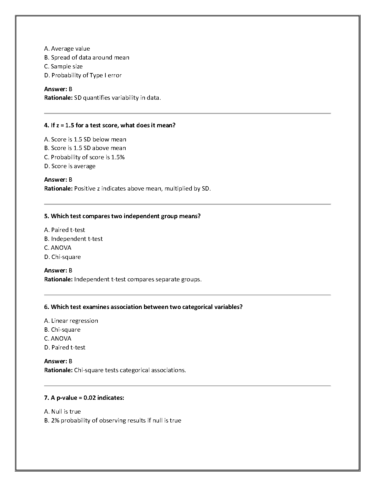 WGU C784 Applied Healthcare Statistics Study Guide