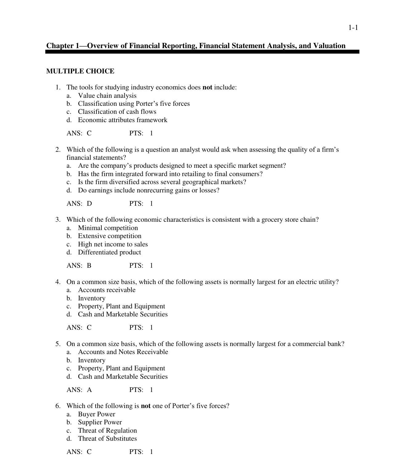 Financial Reporting 9th Edition Exam Review