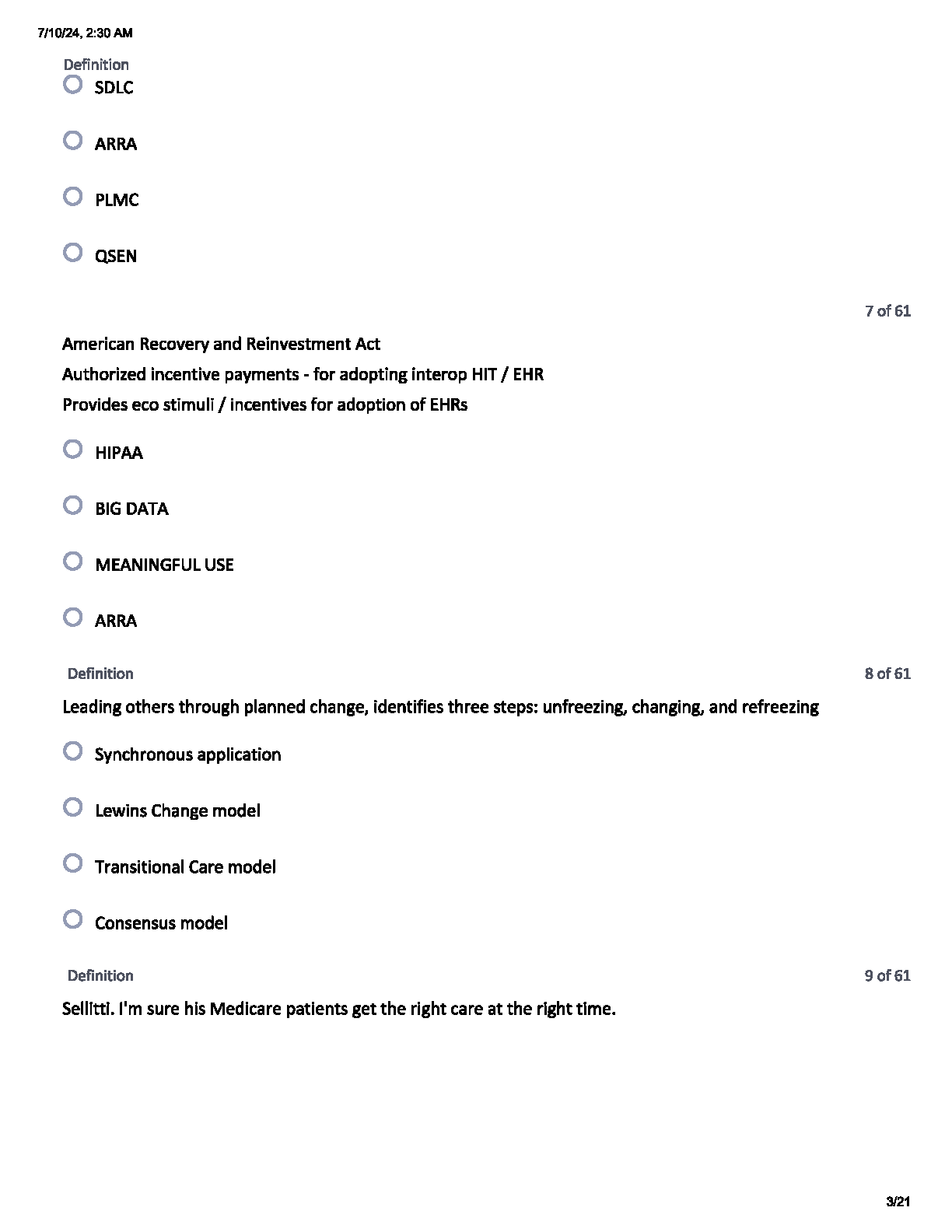D220 Nursing Informatics Test Bank WGU Exam IMG-3