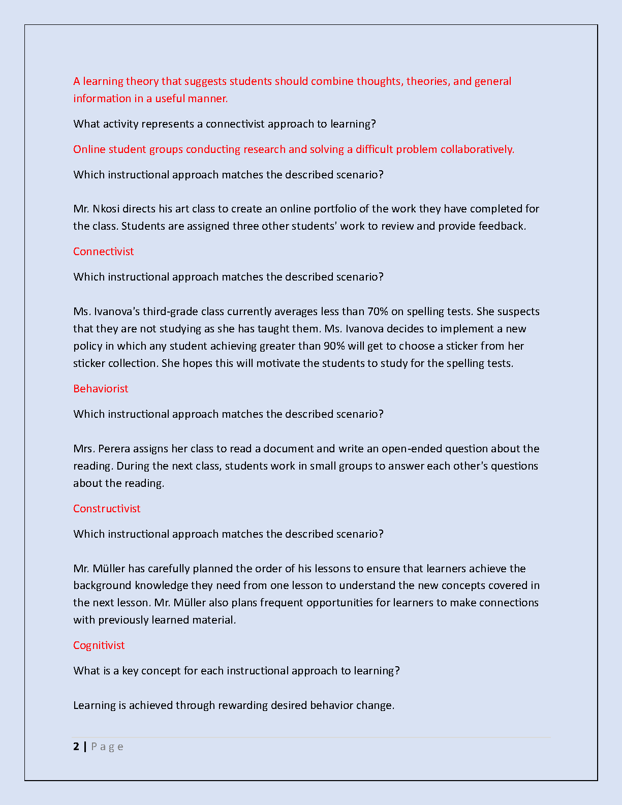 WGU D291 Exam 2025 Study Guide with Verified Answers