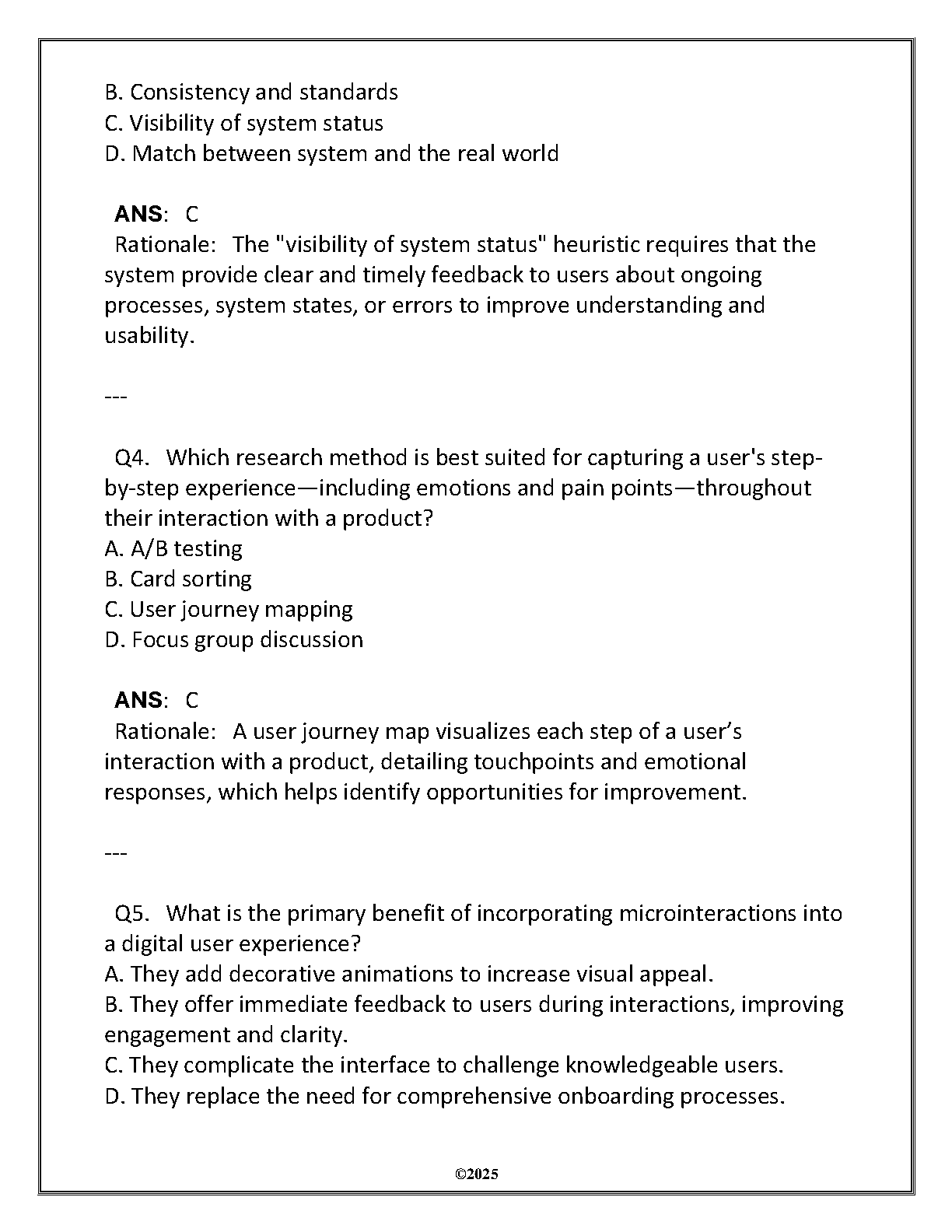ITSW 3111 UX Design Exam Review 2025 Test Bank IMG-3