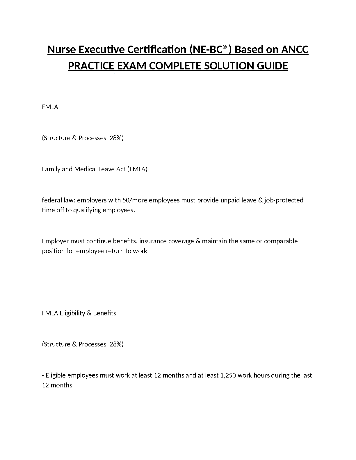 ANCC NE-BC Exam Prep and Solutions 2026/27 IMG-1