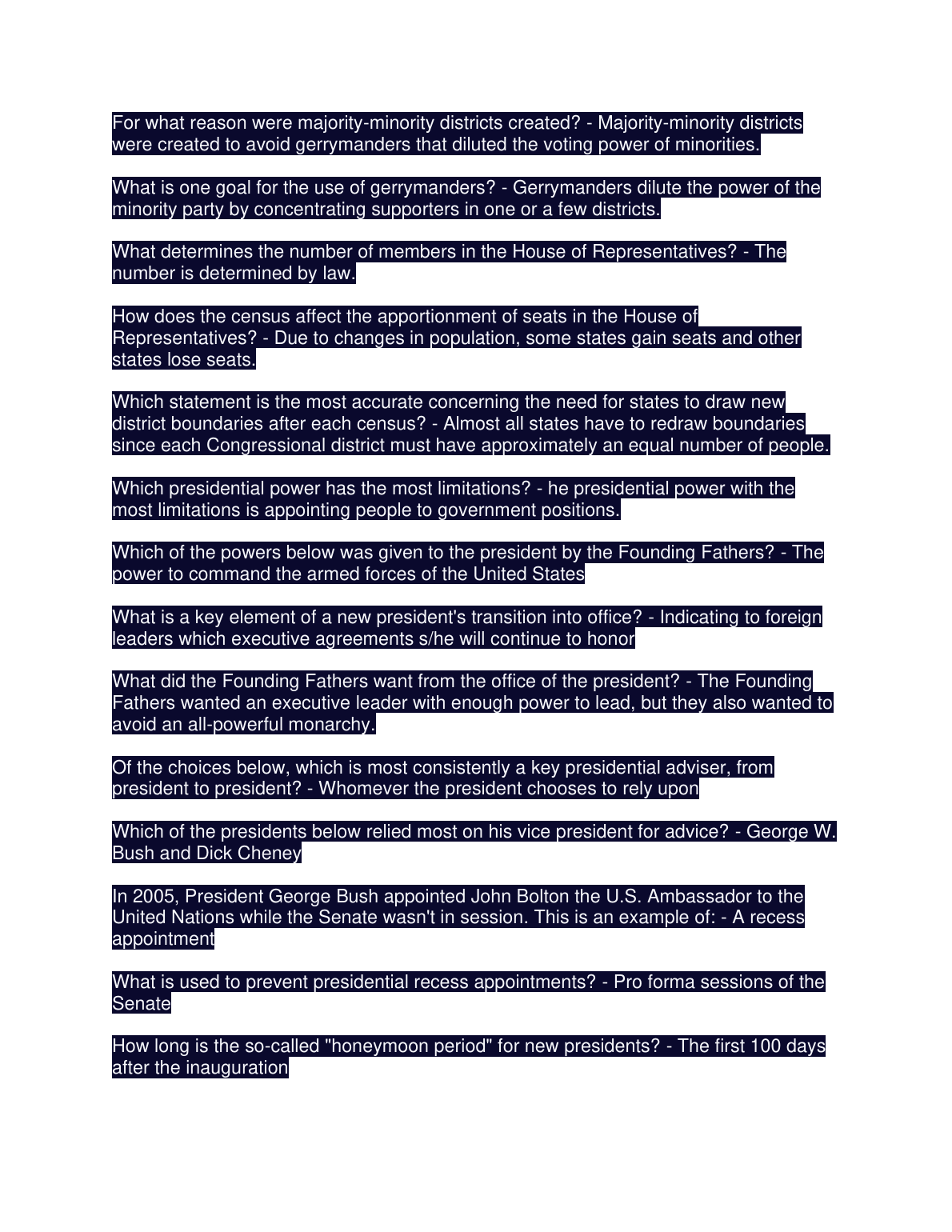WGU American Politics Study Guide and Exam Prep IMG-3