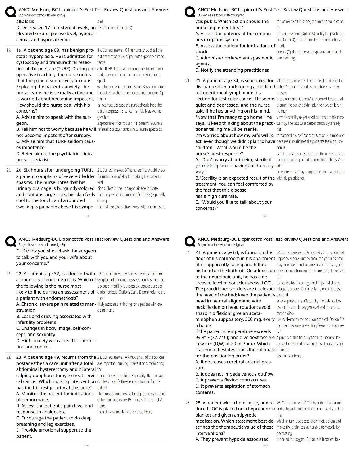 ANCC Med-Surg BC Exam Prep 2025/26 | Post-Test Questions IMG-3