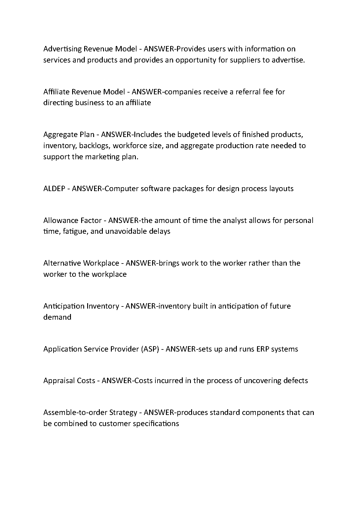 WGU C215 Operations Management Test Bank 2024/2025 Heizer Render