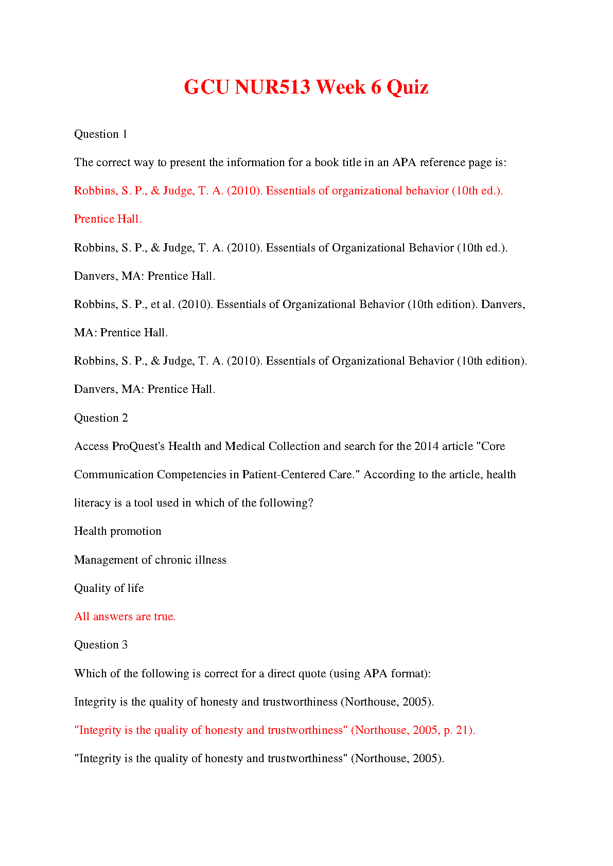 GCU NUR513 Week 6 Quiz Prep and Study Notes 2026/27 IMG-1