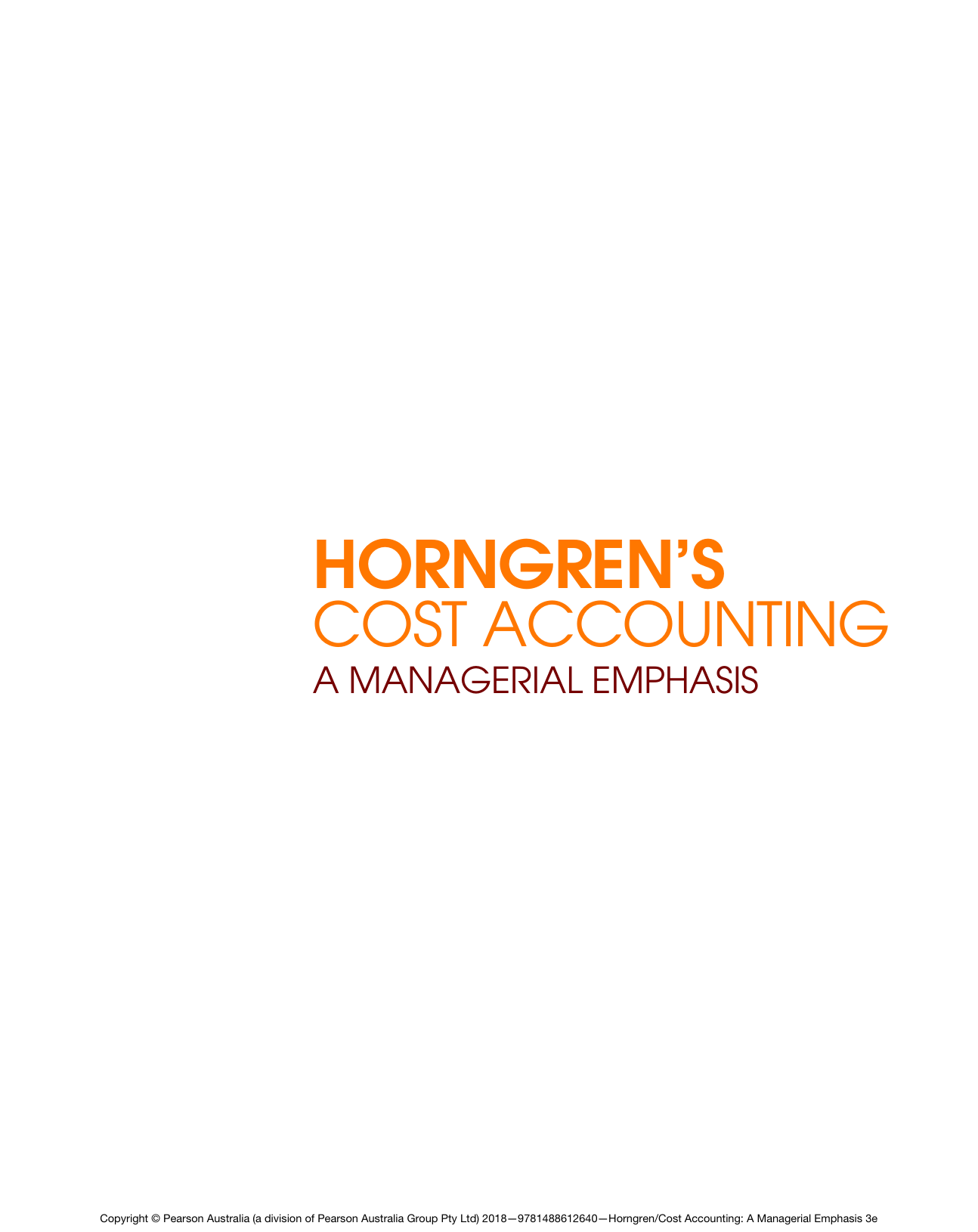 Horngren's Cost Accounting 3rd Edition TEST BANK IMG-3
